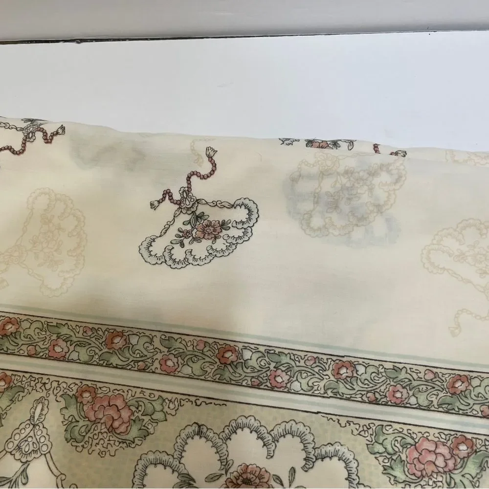VINTAGE‎ LOUIS NICHOLE FLAT SHEET AND 3 PILLOWCASES
